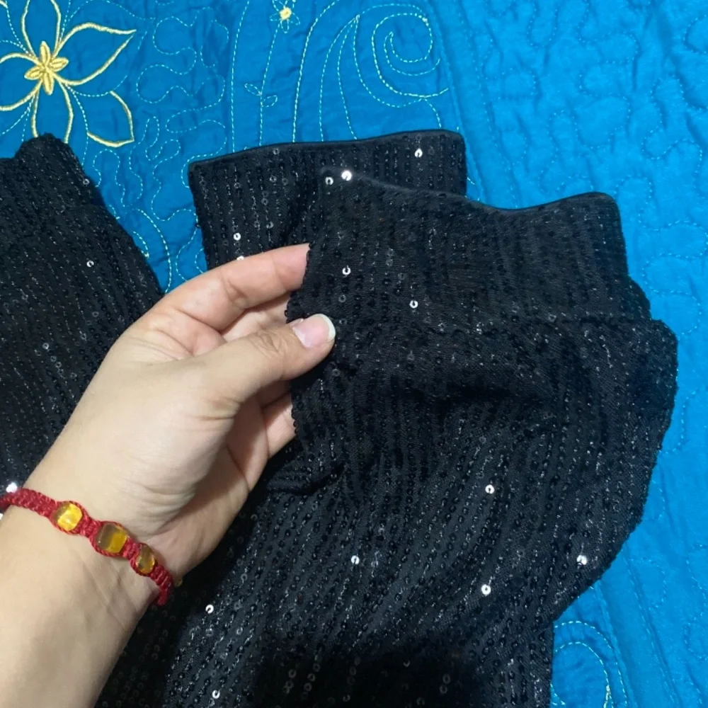 Black sequin dress pants - Picture 3 of 3
